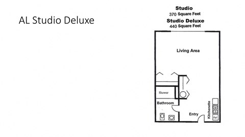 the floor plan of a studio apartment with roommates